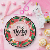 Assiettes En Carton Red Roses me parle Derby (Fête)