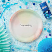 Assiettes En Carton Red Yellow Blush Tie (Fête)