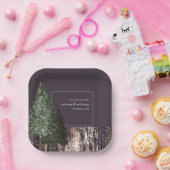 Assiettes En Carton Redwoods & Bark, Mariage rustique (Fête)