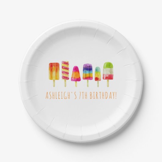 Assiettes En Carton Refroidissez la partie d'anniversaire de enfant de (Devant)