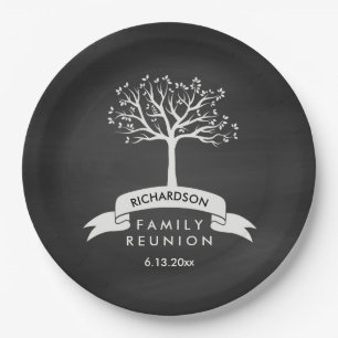 Assiettes En Carton Regard de tableau avec la Réunion de famille