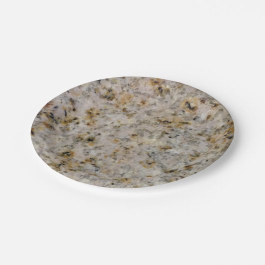 Assiettes En Carton Regard en pierre - granit (Angle)