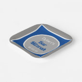 Assiettes En Carton Regarde ! Barre personnalisée Mitzvah (Angulaire)