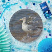 Assiettes En Carton Regarder la mouette fixement (Fête)