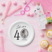 Assiettes En Carton Regardez qui est quarante photo 40e anniversaire (Fête)