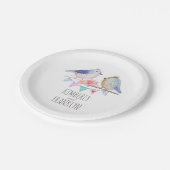 Assiettes En Carton région boisée rustique de couples mignons (Angle)