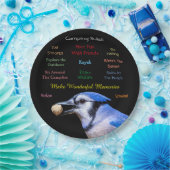 Assiettes En Carton Règles de camping (Fête)