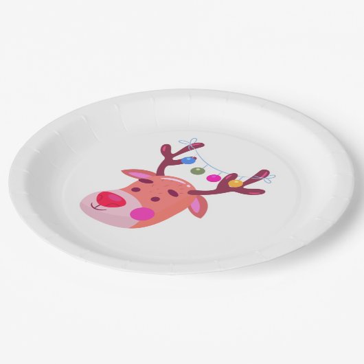 Assiettes En Carton Reinder (Angle)