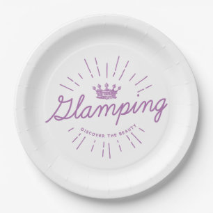 Assiettes En Carton Reine de Glamping
