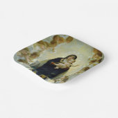 Assiettes En Carton Reine des Anges (par Bouguereau) (Angulaire)