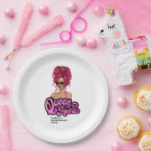 Assiettes En Carton Reine des Coeurs (Fête)
