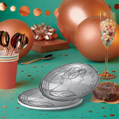 Assiettes En Carton Reine Sur Une Pièce