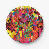 Assiettes En Carton Réjouissez-Vous Et Sentez L'Esprit Saint (Devant)