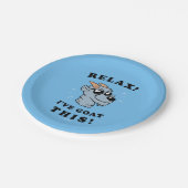 Assiettes En Carton Relax ! J'ai chéri ça (Angle)