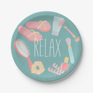 Assiettes En Carton Relaxez les choses Spas autour