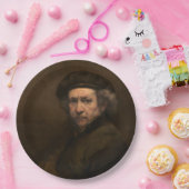 Assiettes En Carton Rembrandt Self Portrait : Peintre Néerlandais de l (Fête)