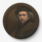 Assiettes En Carton Rembrandt Self Portrait : Peintre Néerlandais de l (Devant)