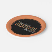 Assiettes En Carton Remerciements à la bienheureuse guépard'impression (Angle)