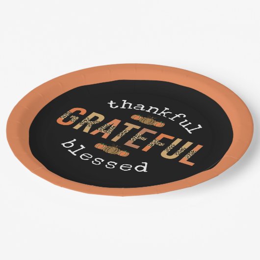 Assiettes En Carton Remerciements à l'Empreinte de léopard amusant Ble (Angle)