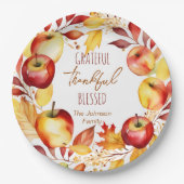 Assiettes En Carton Remerciements bénis grâces grâces à grâces de la t (Devant)