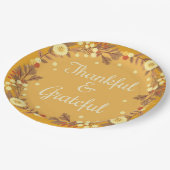 Assiettes En Carton Remerciements et gratitude (Angle)