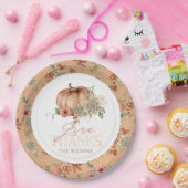 Assiettes En Carton Remercier Citrouille & White Dahlia Thanksgiving (Fête)