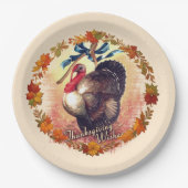 Assiettes En Carton Remercier la Turquie (Devant)