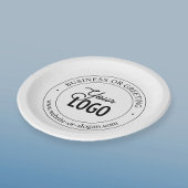 Assiettes En Carton Remplacement et personnalisation faciles du logo |