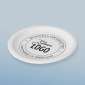 Assiettes En Carton Remplacement et personnalisation faciles du logo |