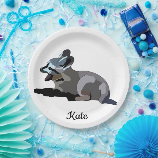 Assiettes En Carton Renard à oreille de chauve-souris (Fête)
