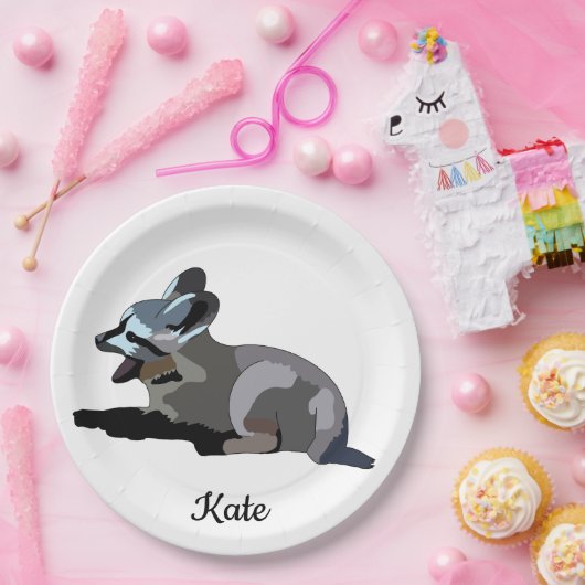 Assiettes En Carton Renard à oreille de chauve-souris (Fête)