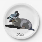 Assiettes En Carton Renard à oreille de chauve-souris (Devant)