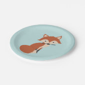 Assiettes En Carton Renard de Woodland (Angle)
