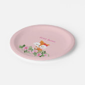 Assiettes En Carton renard des bois, renard mignon, (Angle)