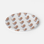 Assiettes En Carton Renard en Chaussettes (Angle)