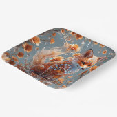 Assiettes En Carton Renard en verre rouge mignon Imaginaire (Angulaire)