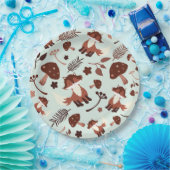 Assiettes En Carton Renard lunaire (Fête)