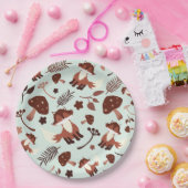 Assiettes En Carton Renard lunaire (Fête)
