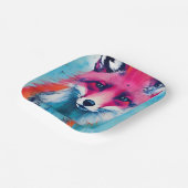 Assiettes En Carton Renard rouge (Angulaire)