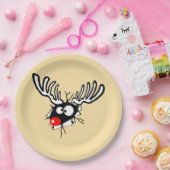 Assiettes En Carton Renard rouge fou (Fête)