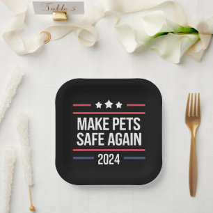 Assiettes En Carton Rendre les animaux de compagnie sûrs à nouveau Drô