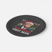 Assiettes En Carton Rendre Noël super à nouveau moche Noël Sweat Trump (Angle)
