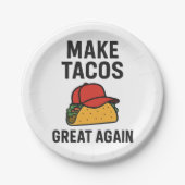 Assiettes En Carton Rendre sa grandeur à Tacos (Devant)