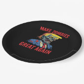 Assiettes En Carton Rendre sa grandeur aux zombies - Halloween Zombie (Angle)