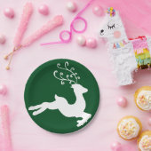 Assiettes En Carton Renne élégant (Fête)