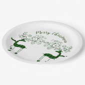 Assiettes En Carton Rennes de rennes à plaid (Angle)