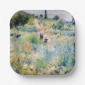 Assiettes En Carton Renoir - Chemin menant à travers l'herbe haute (Recto)