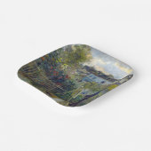 Assiettes En Carton Renoir - Claude Monet Peinture dans son jardin (Angulaire)