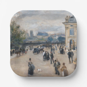 Assiettes En Carton Renoir - Paris, Institut au Quai Malaquais