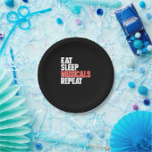 Assiettes En Carton Répéter les comédies musicales du sommeil (Fête)